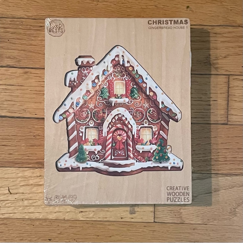 Woodbests gingerbread house wooden jigsaw puzzle